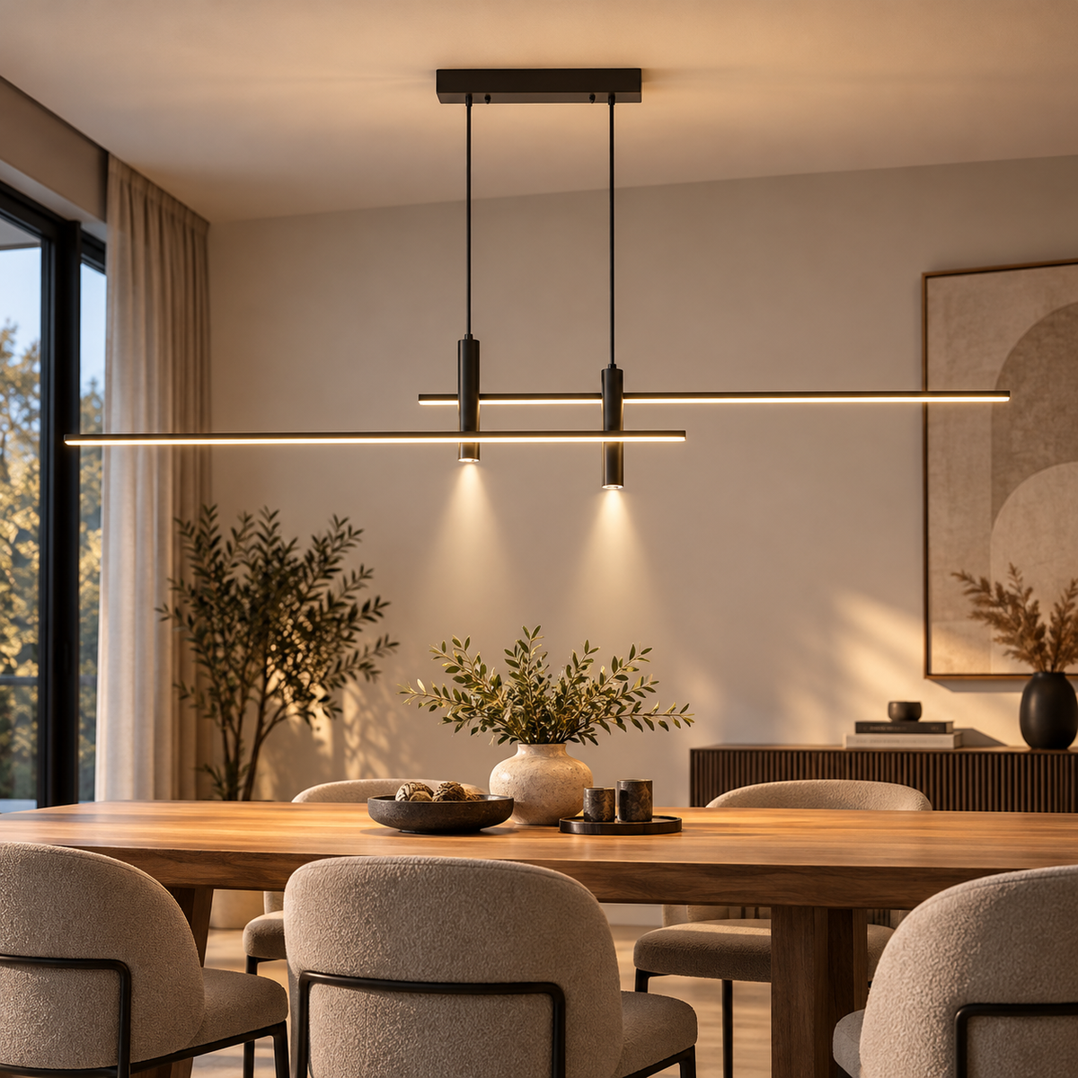 Modern Industrial LED Pendant Light