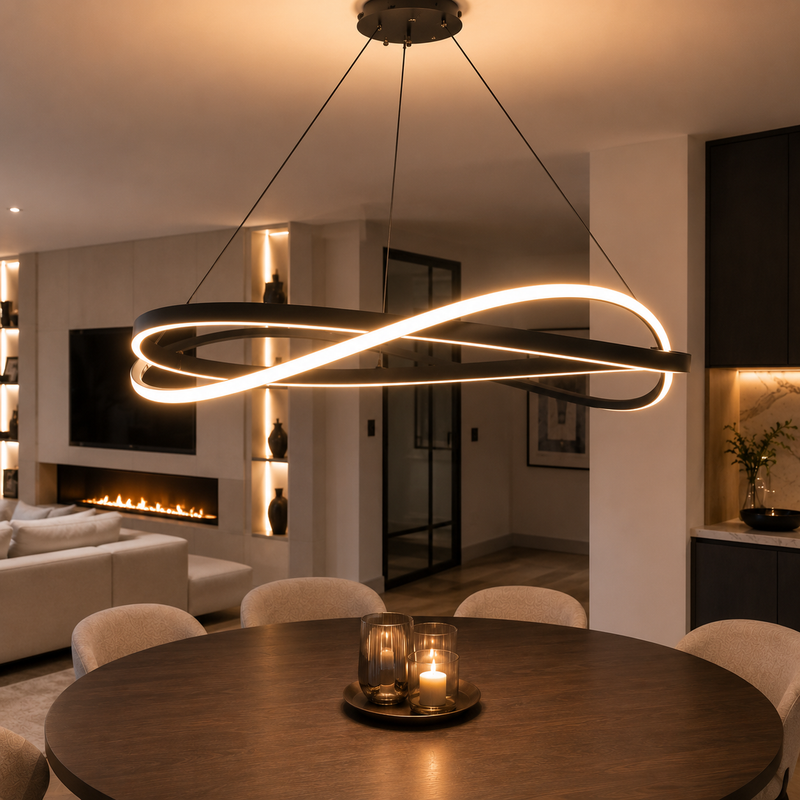 Cluster Pendant Light - Modern LED Bar Chandelier
