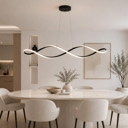 Curled Modern LED Pendant Light new