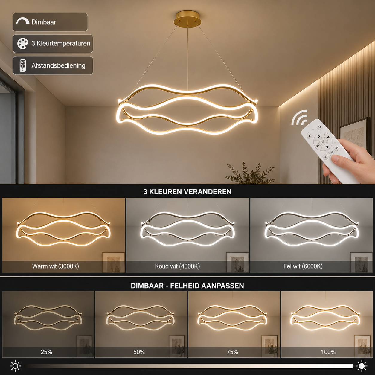 ORBIT Round LED Ring Pendant Light