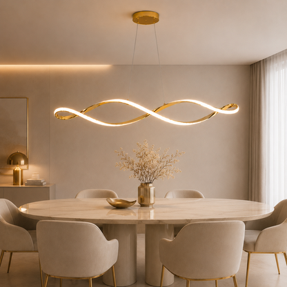 Curled Modern LED Pendant Light new