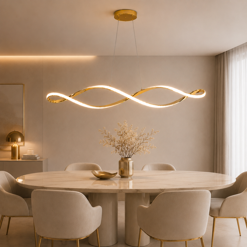 Curled Modern LED Pendant Light new
