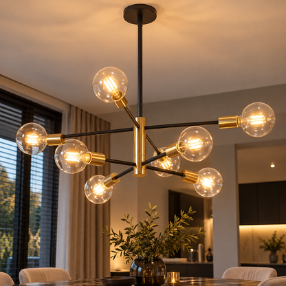 Modern Sputnik LED Chandelier – Pendant Lamp