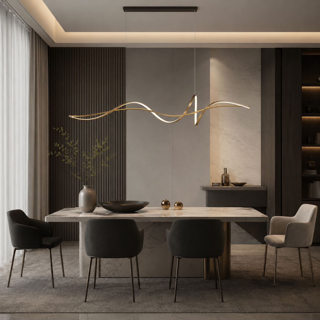 Nestik Moderne Pendelleuchte für das Esszimmer