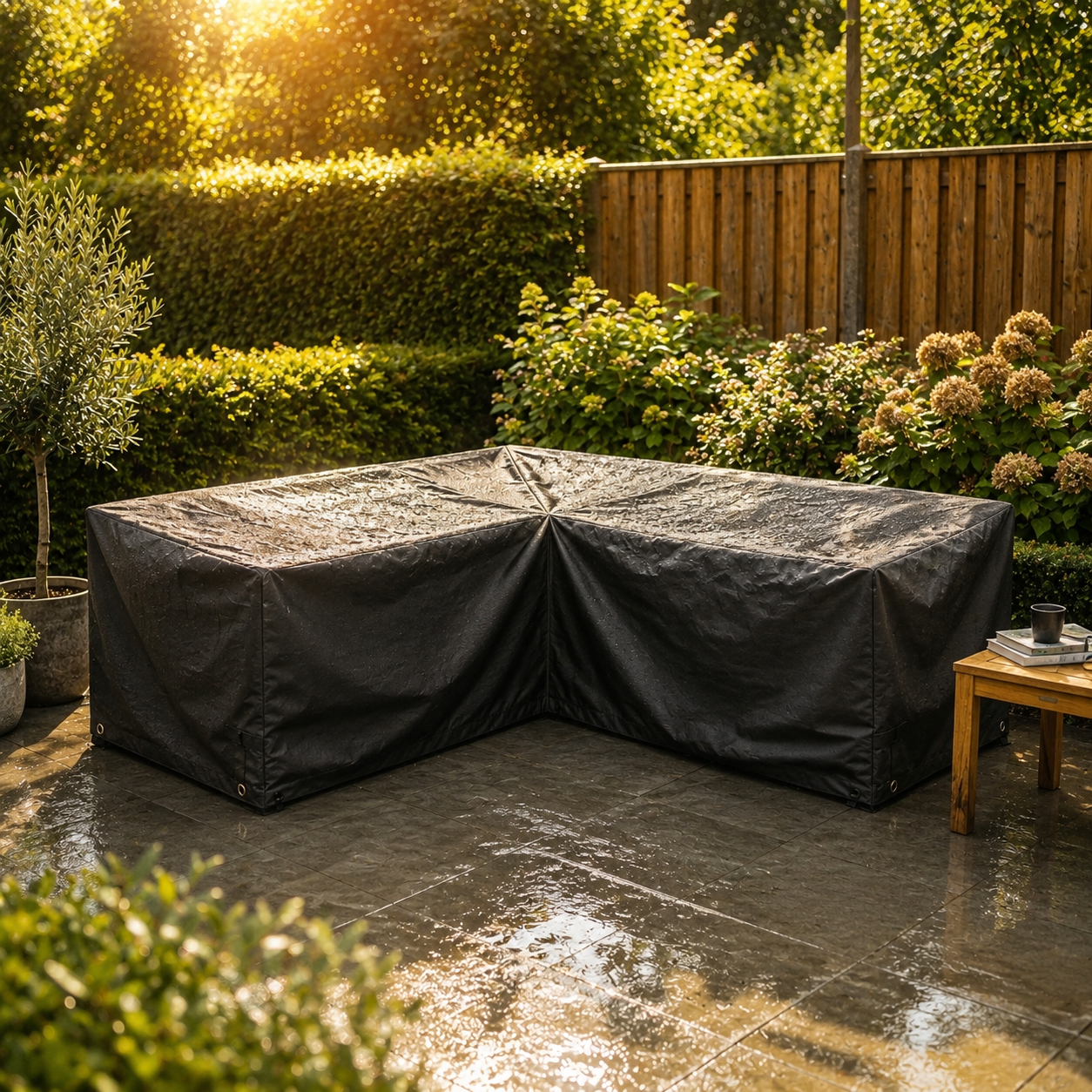 Maßgefertigte Gartenmöbelhülle