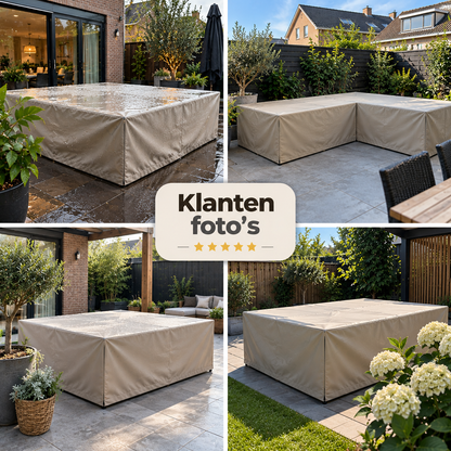 Hoezen voor tuinmeubelen - Op maat gemaakt - Offerte in 1 minuut (Beige)