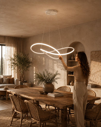 Modern Scandinavian Pendant Light – Clover Design