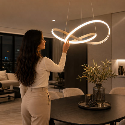 Modern Scandinavian Pendant Light – Clover Design