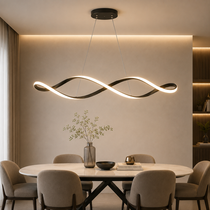 Curled Modern LED Pendant Light new