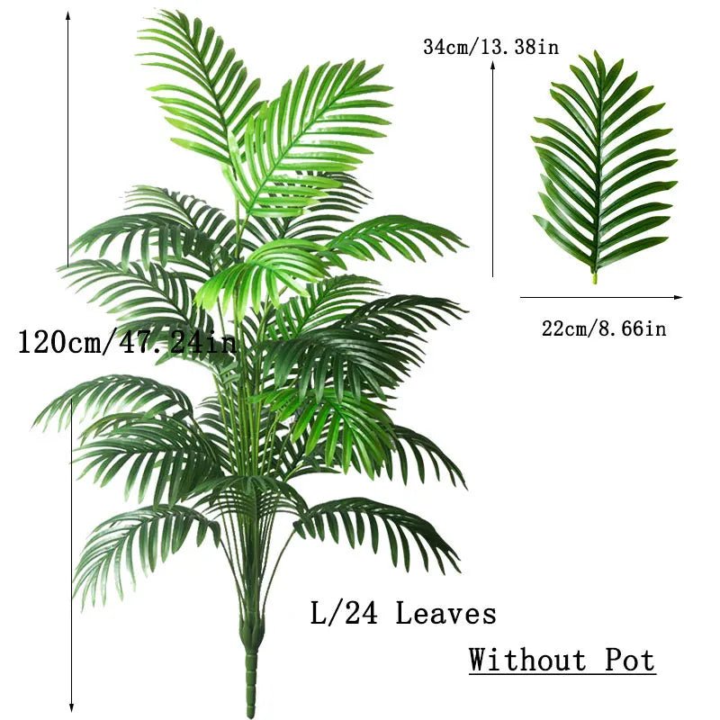 90 - 120cm Large Artificial Palm Tree Tropical - Act Design Shop