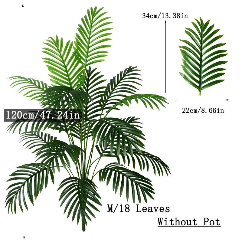 90 - 120cm Large Artificial Palm Tree Tropical - Act Design Shop