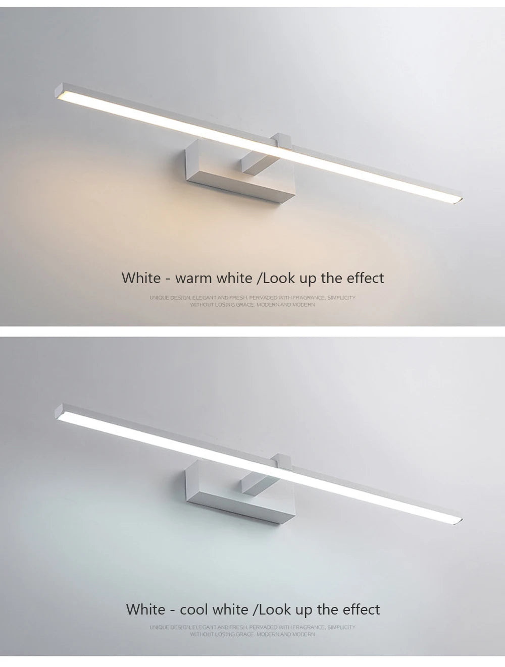 Moderne LED-wandlamp Badkamer make-up licht Lijnlamp voor Badspiegel