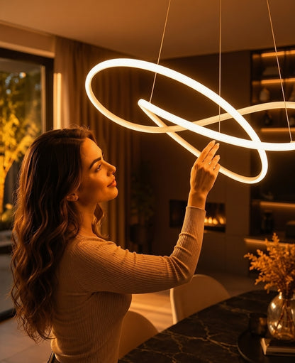 Modern Scandinavian Pendant Light – Clover Design
