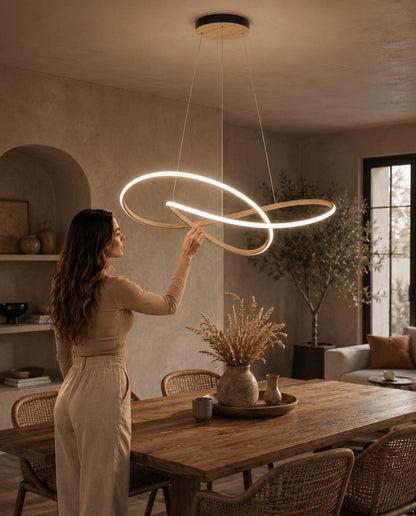 Modern Scandinavian Pendant Light – Clover Design