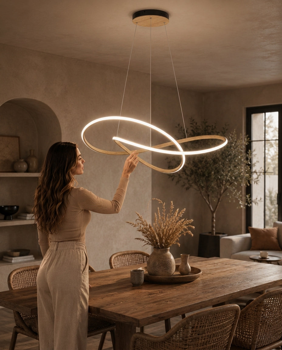 Modern Scandinavian Pendant Light – Clover Design