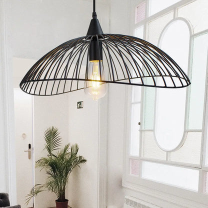Creative metal Industrial Linear Hat Pendant Lamp