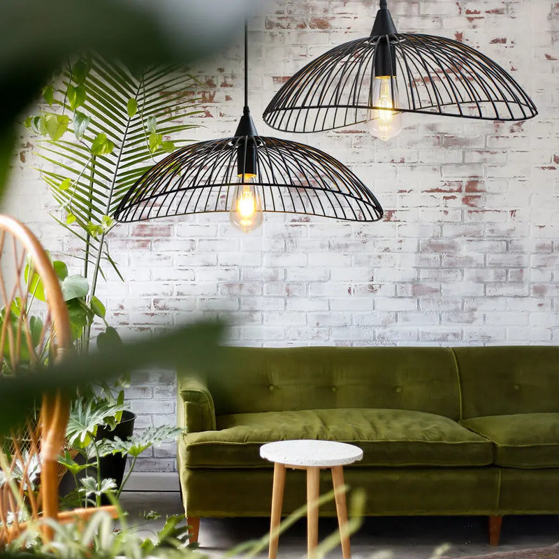 Creative metal Industrial Linear Hat Pendant Lamp