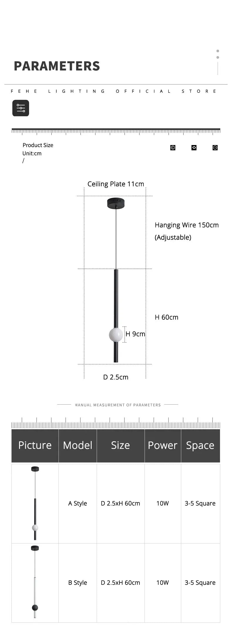 Minimalist Bedside Pendant Light - Modern Single Head LED Lamp