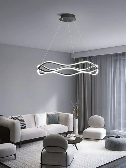 ORBIT Round LED Ring Pendant Light – Luxury Chandelier for Living Room, Bedroom & Dining Room