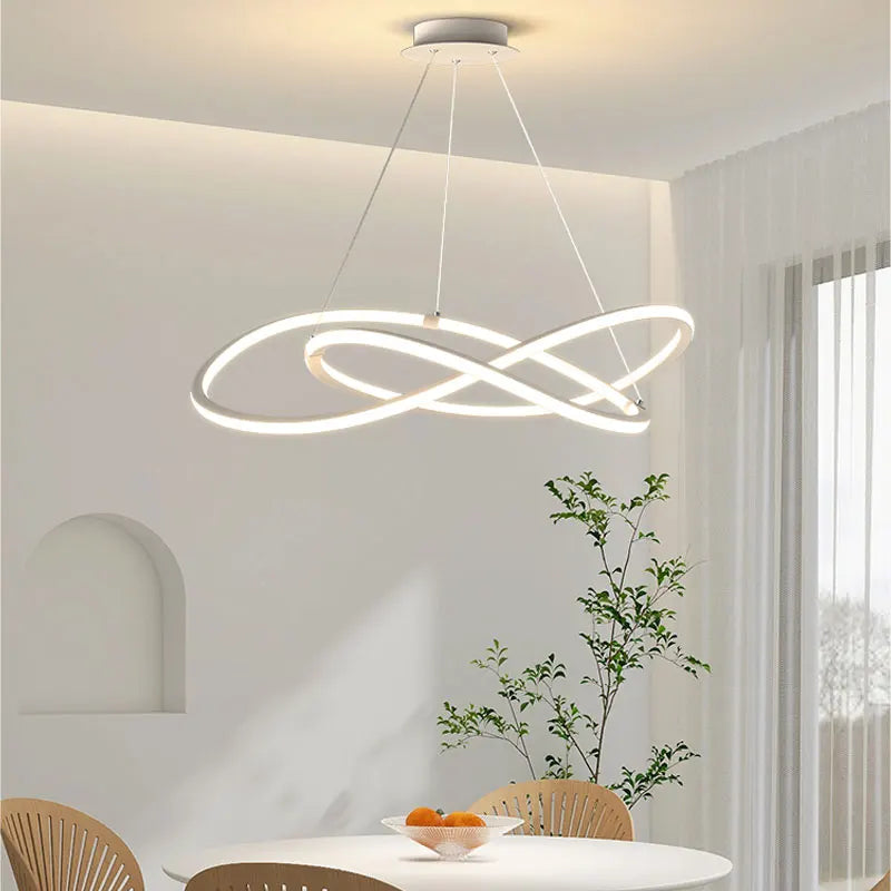 NIMBUS LED Pendant Light – Modern Dimmable Chandelier for Dining Room & Bedroom | 50–60 cm