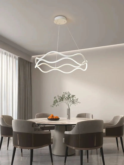 ORBIT Round LED Ring Pendant Light – Luxury Chandelier for Living Room, Bedroom & Dining Room