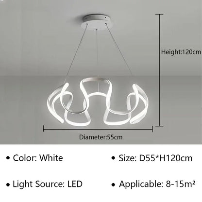 Octo - Moderne LED Hanglamp | Dimbaar voor Eetkamer & Woonkamer