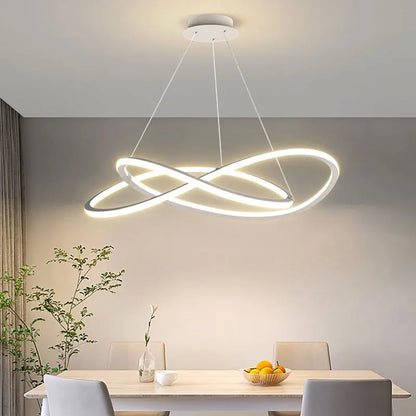 NIMBUS LED Pendant Light – Modern Dimmable Chandelier for Dining Room & Bedroom | 50–60 cm