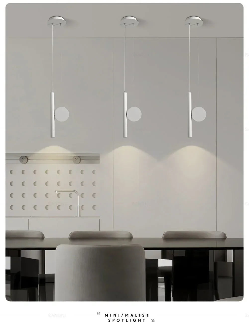 Moderne LED Hanglamp met Verstelbaar Snoer – Zwart Aluminium
