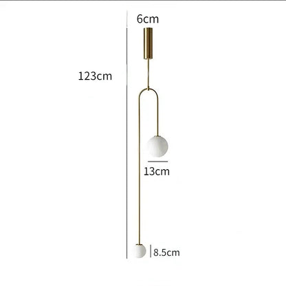 Glazen Bol Hanglamp – 2 Bollen | Goud of Zwart | Klein of Groot | Warm of Koud Wit