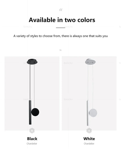 Moderne LED Hanglamp met Verstelbaar Snoer – Zwart Aluminium