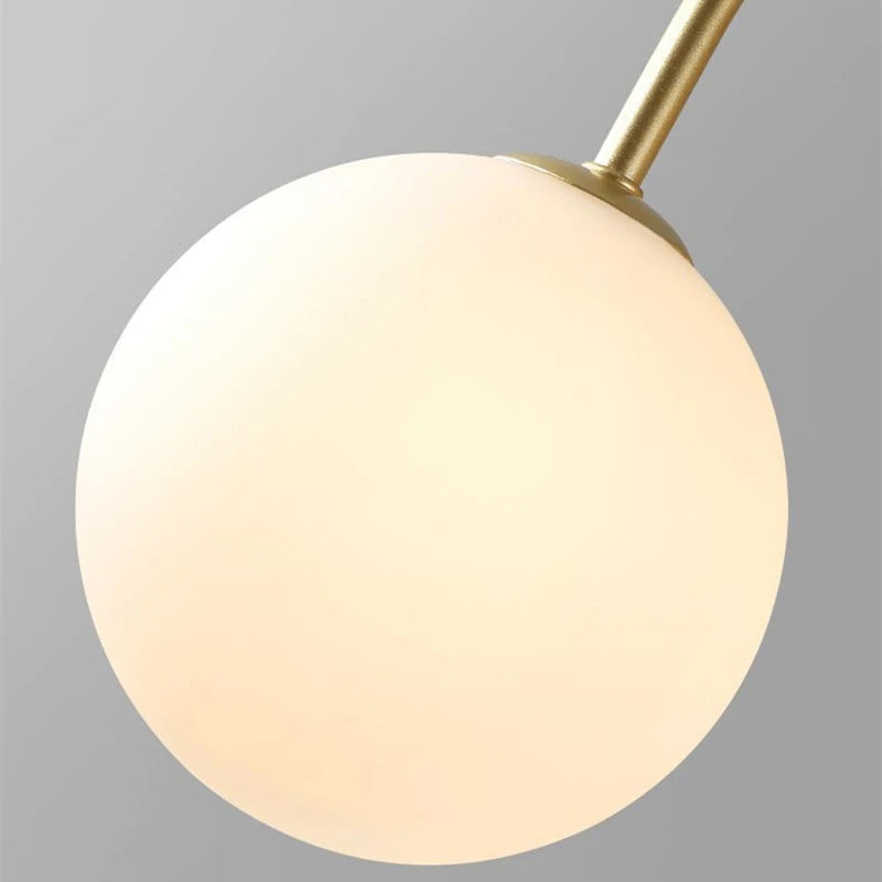 LED Pendant Light Diva - Glass Ball Chandelier