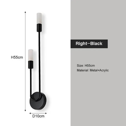 Nordic G9 Wall Sconce – Gold or Black, Left or Right
