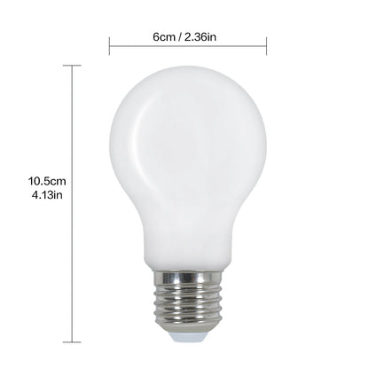 E27 LED Edison Bulb 4W Vintage Retro Filament Light Bulb ST64 Amber Glass Warm White 3000K 430LM Energy Saving Antique Screw Base Decorative Bulb