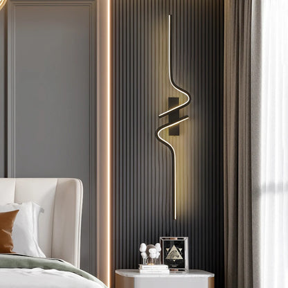 Modern LED Wall Lamp – Minimalist Strip Sconce For Bedside