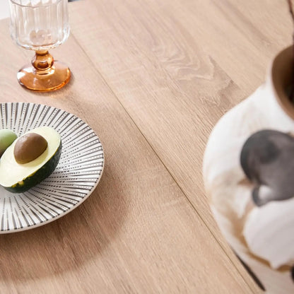 Round Dining Table 120cm - Modern Farmhouse Style for 4-6 People