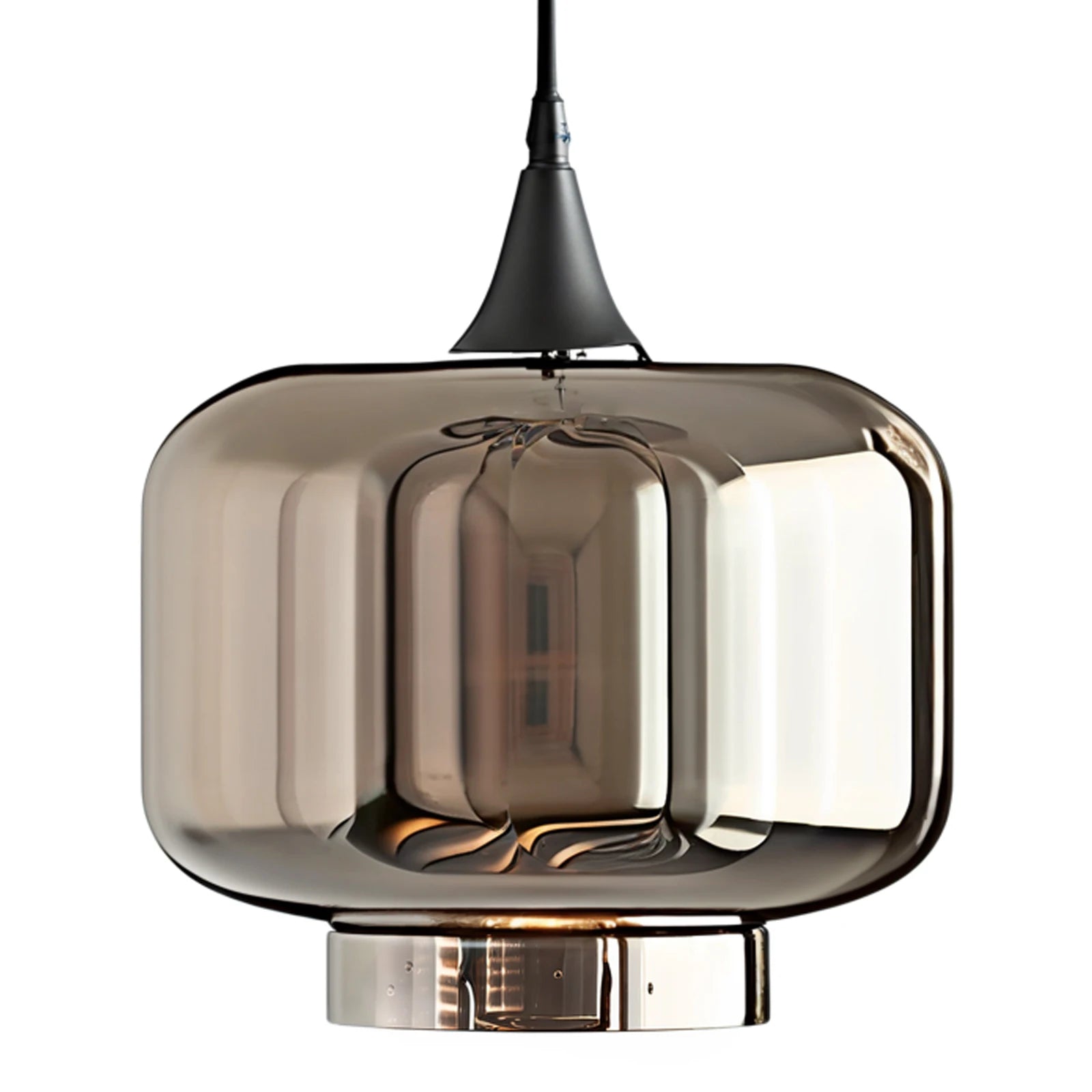 Irregular Glass Pendant Light — 3-Head Chandelier