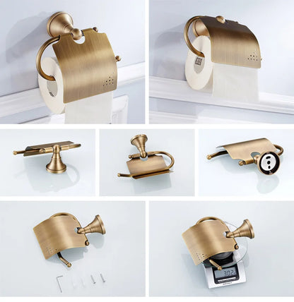 Modern Brass Bathroom Accessories Set – Elegant & Durable
