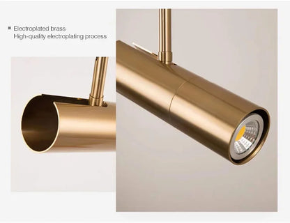 Adjustable Spotlight Pendant - Modern Minimalist LED Hanging Lamp