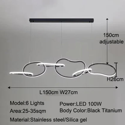 Aurelios Hanglamp – Dimbare LED – 3 t/m 6 Spots