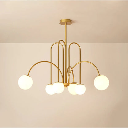 LED Pendant Light Diva - Glass Ball Chandelier
