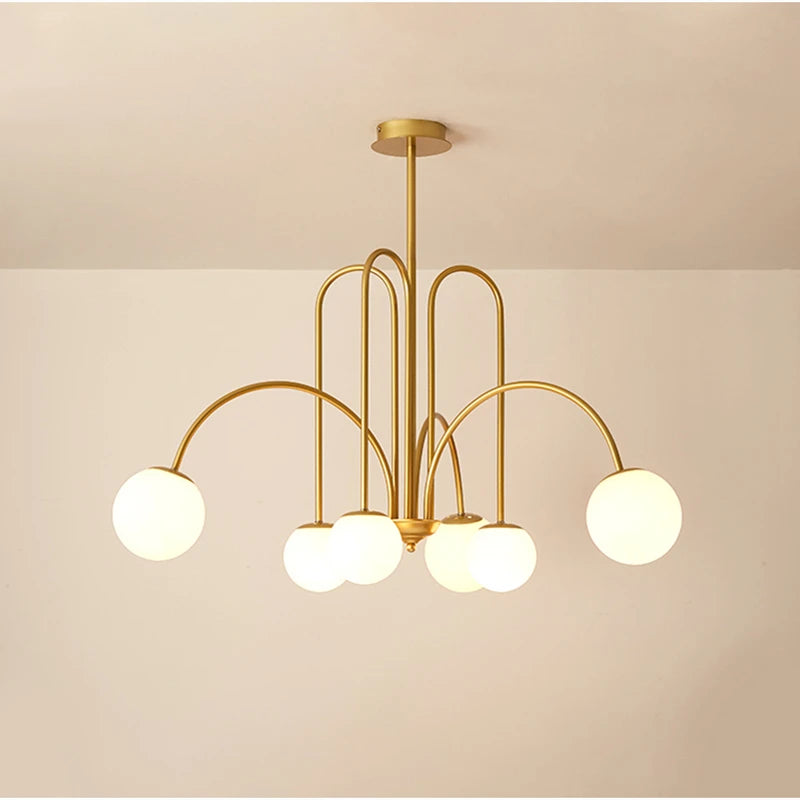 LED Pendant Light Diva - Glass Ball Chandelier