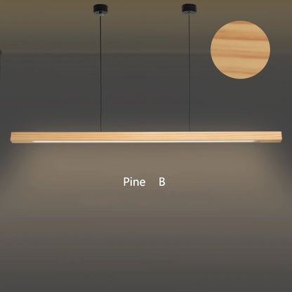 Nordic Wood Pendant Light – Warm, Natural & Modern LED Hanging Lamp