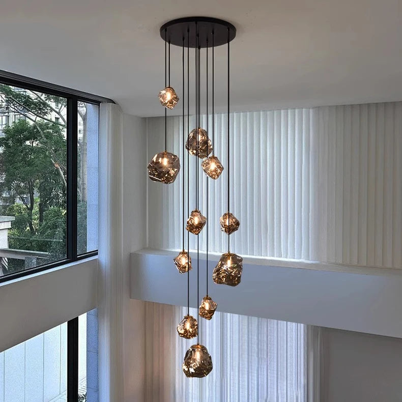 Modern Ring LED Pendant Light - Glass design