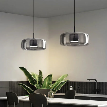 Nordic Glass Pendant Light - Minimalist Luxury Chandelier