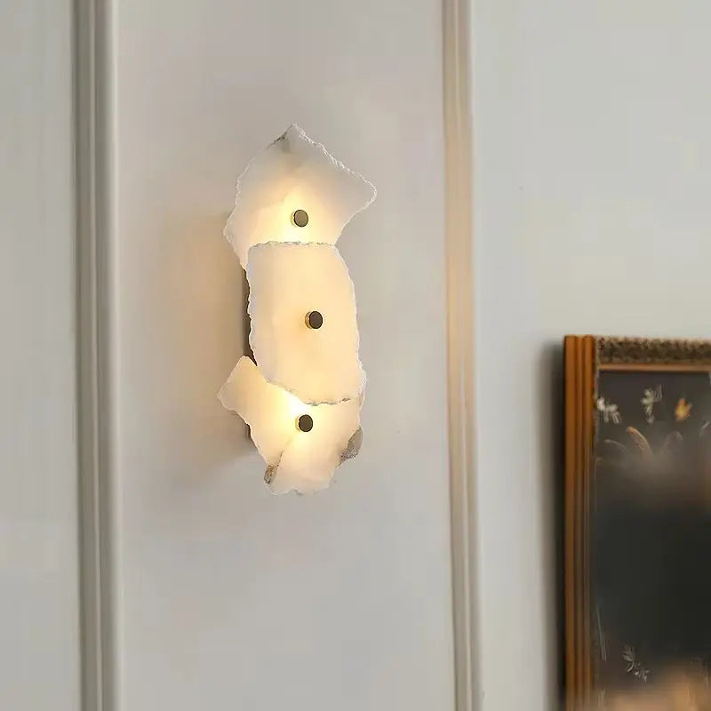 Marble & Copper LED Wall Sconce