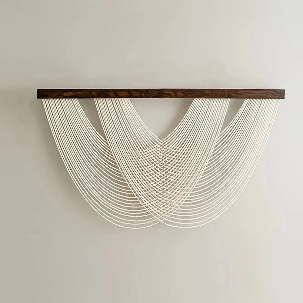 Boho Cotton Rope Wall Hanging Tapestry 100 x 60 cm