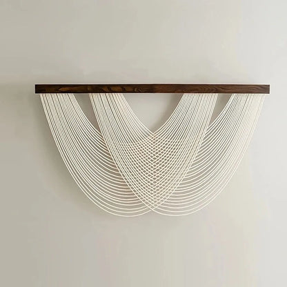 Boho Cotton Rope Wall Hanging Tapestry 100 x 60 cm