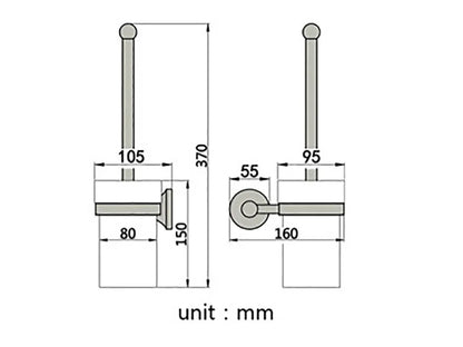 Modern Brass Bathroom Accessories Set – Elegant & Durable