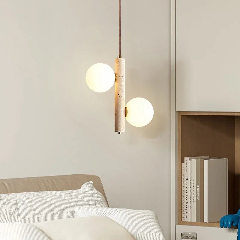 Cave Stone LED Pendant Lamp - Modern Nordic Style