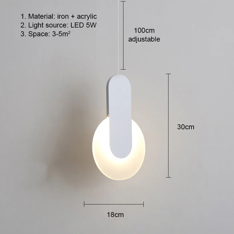 Moderne LED Hanglamp – Keuze uit 3 Stijlen | Wit of Zwart | Warm of Koud Wit